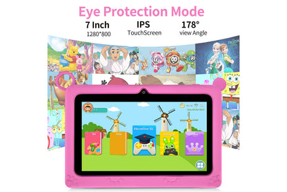 7-inch Q88 Kids Tablet with HD Eye Protection Screen
