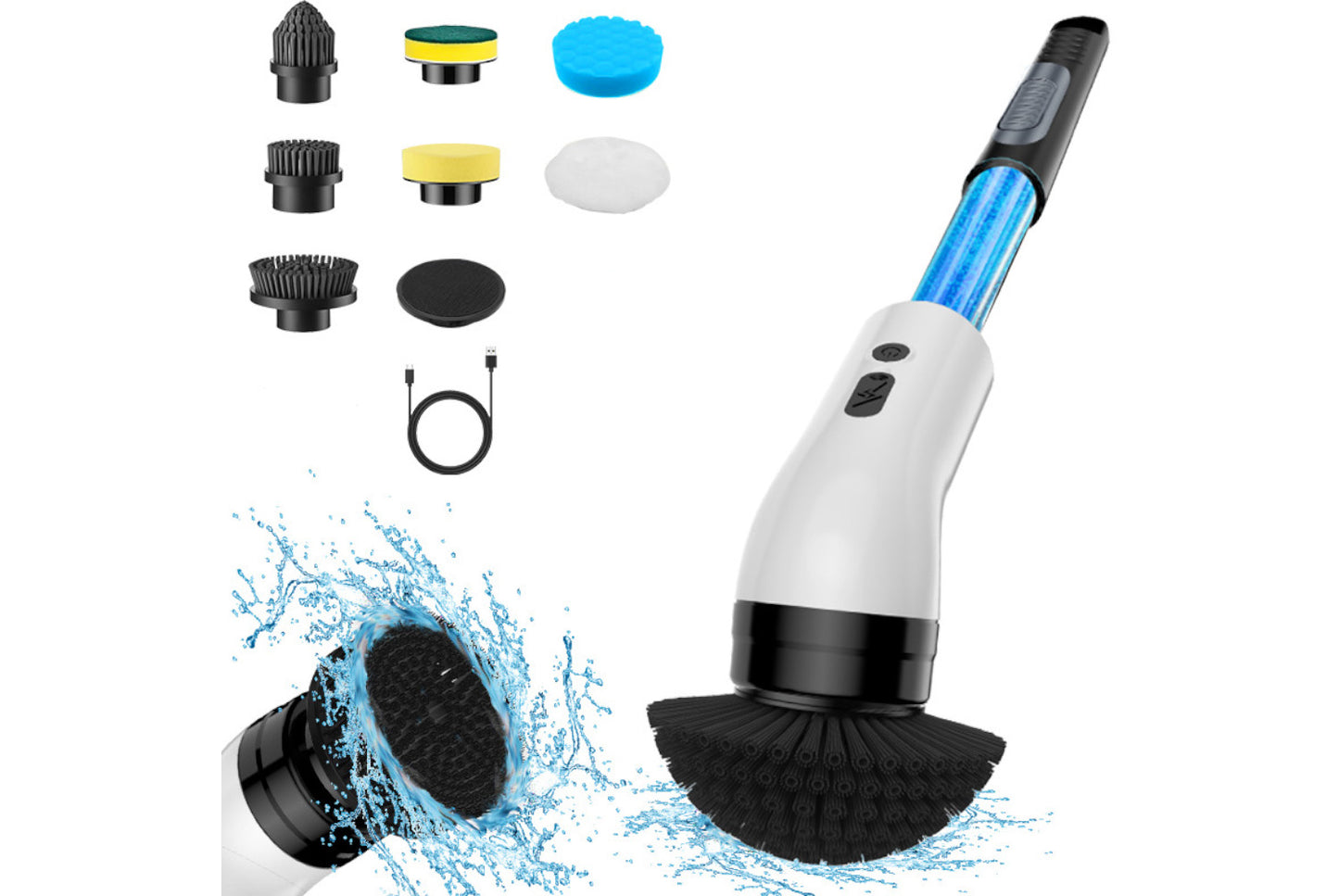 Multi-function Rechargeable Bathroom Electric Cleaning Brush
