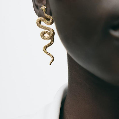Twisted Snake Earrings