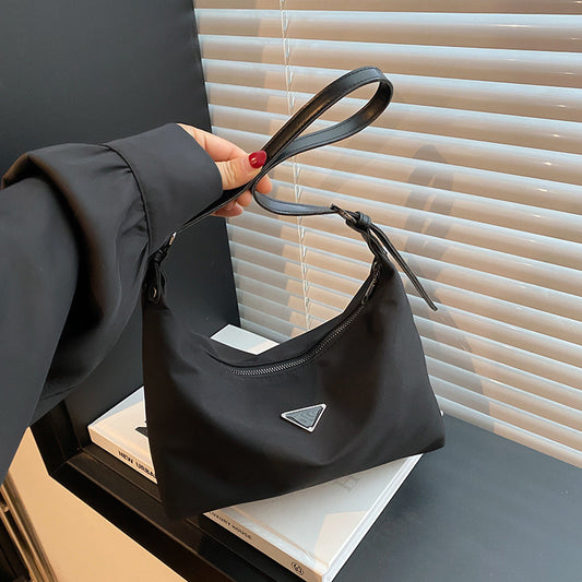 Simple retro texture shoulder bag