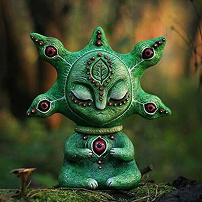 Alien resin toy statue