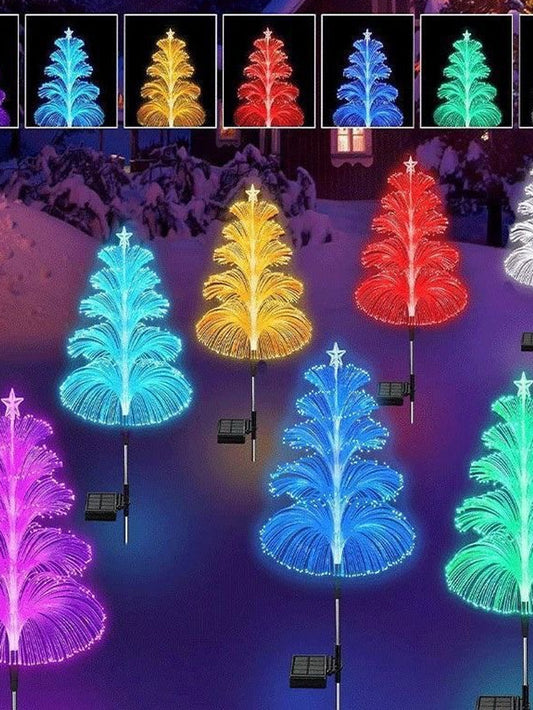 Solar five-layer jellyfish lamp