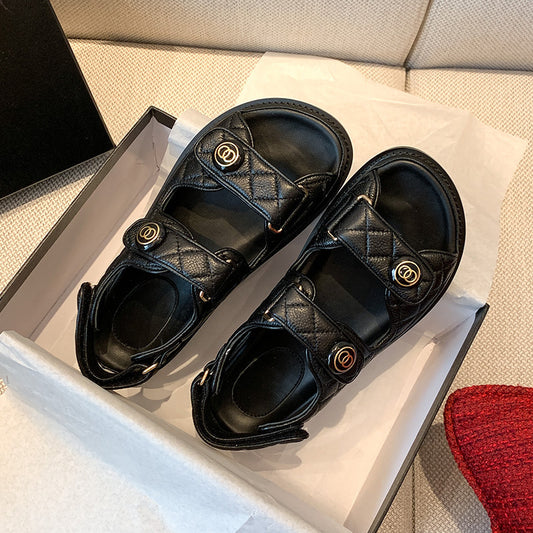 Velcro flat shoes