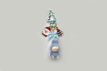 Flocked Mini Labu Keychain Pendant
