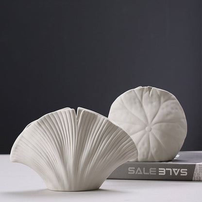 Modern simple handmade ceramic vase series
