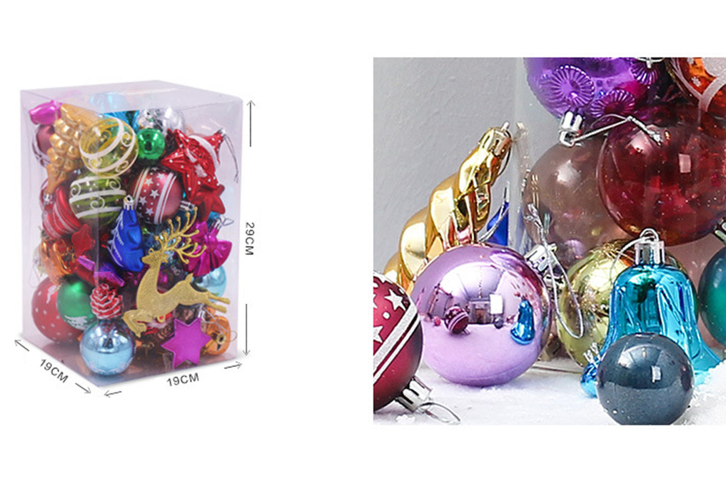 **Christmas Decorative Ball/Snowflake Set**