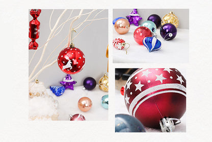 **Christmas Decorative Ball/Snowflake Set**