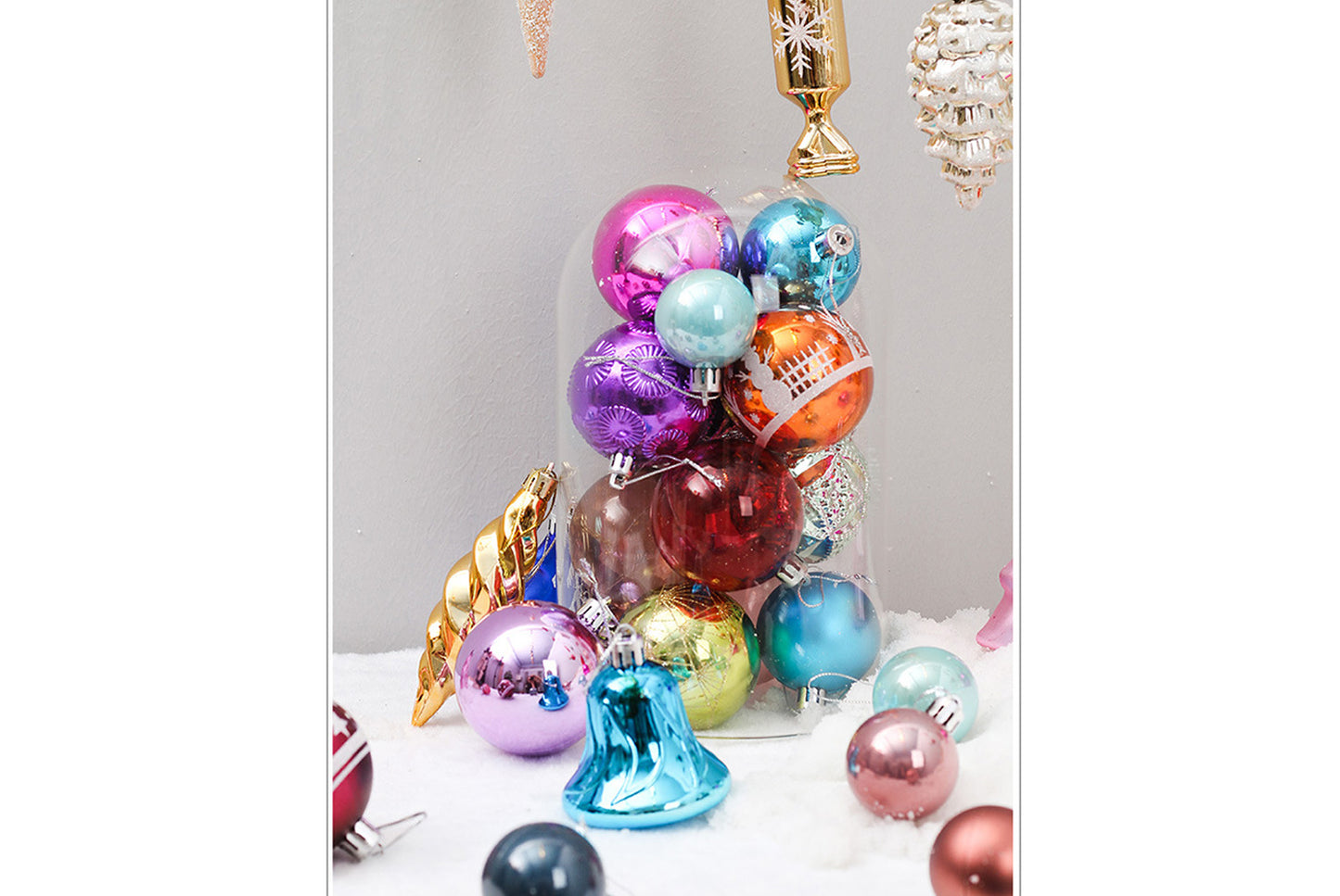 **Christmas Decorative Ball/Snowflake Set**