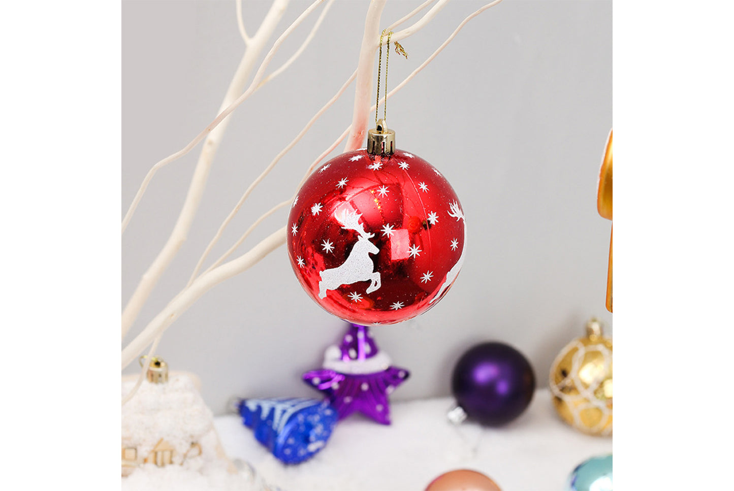**Christmas Decorative Ball/Snowflake Set**