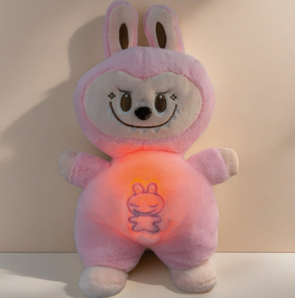 Breathing Labubu Plush Doll