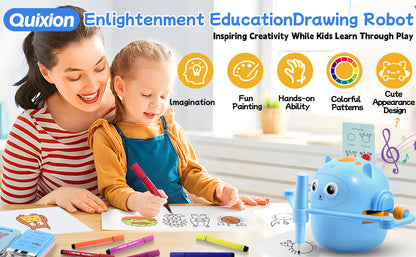 **Smart Children's Drawing Robot (with Pen and Card Insertion)**