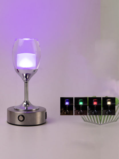 LED creative touch dimming bedside lamp