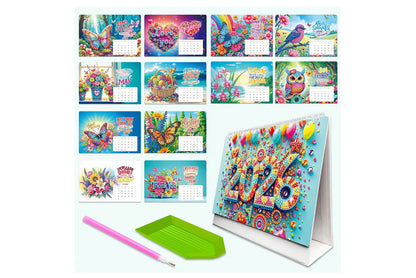 **2026 DIY Desktop Diamond Calendar**