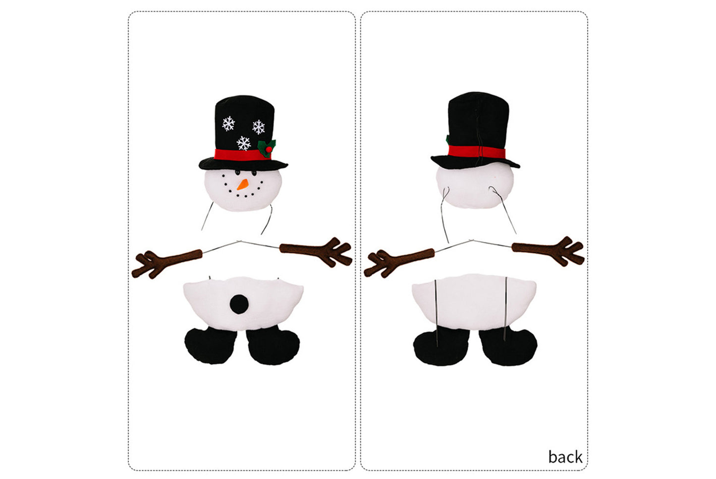 **Christmas Tree Top Star Creative Ornament Doll**