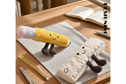 **Christmas Fun Stationery Plush Toy Set**