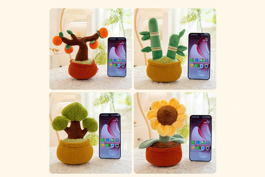 **Car Aromatherapy Plush Toy (Fun Potted Plant Ornament)**