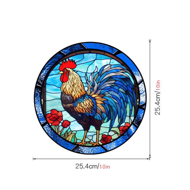 Bird strike warning stickers Colored static glass stickers
