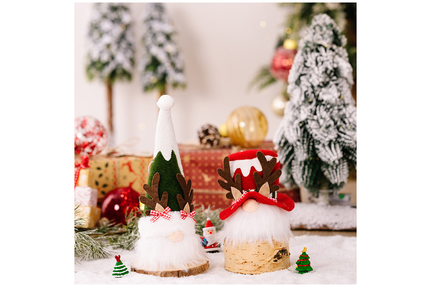 **Christmas Antler Bow Rudolph Illuminated Pendant**