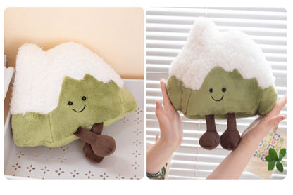 Realistic Snow Mountain Plush Toy
