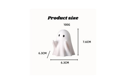 **Ghost Pen Holder Ornament | Resin Desktop Storage Creative Gift**