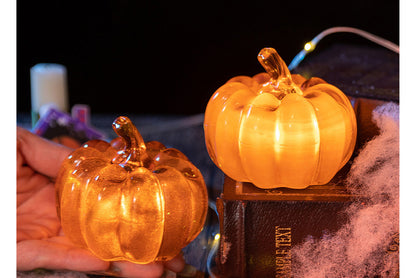 **Halloween LED Pumpkin Lantern | Desktop Decor**