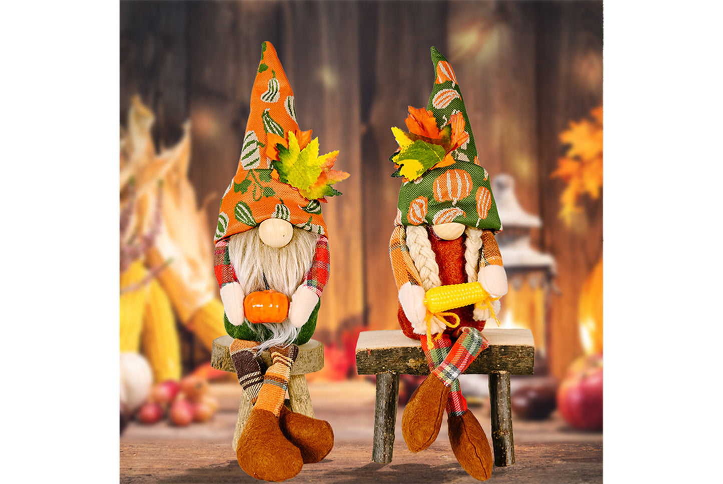 Autumn Harvest Hanging Leg Figure