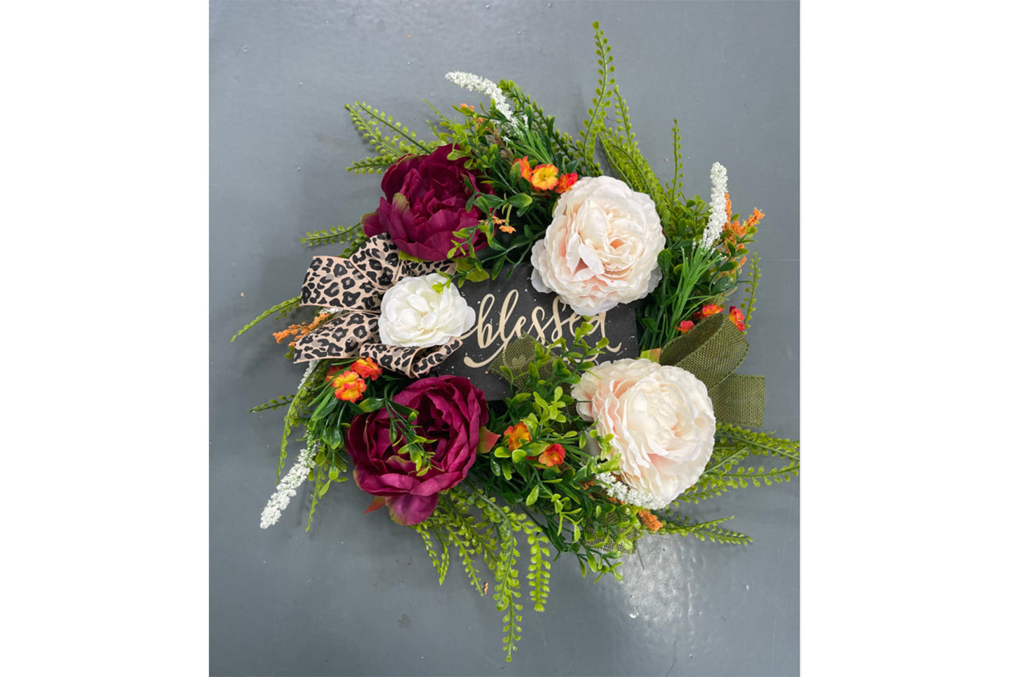 Autumn Thanksgiving Wreath | Simulated Plant Door Decoration