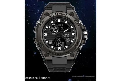 Waterproof sports electronic watch