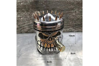 **Steampunk Skull Sculpture | Resin Gear Mechanical Ornament**