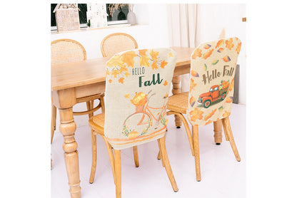 **Harvest Table and Chair Covers | Thanksgiving and Autumn Decor**