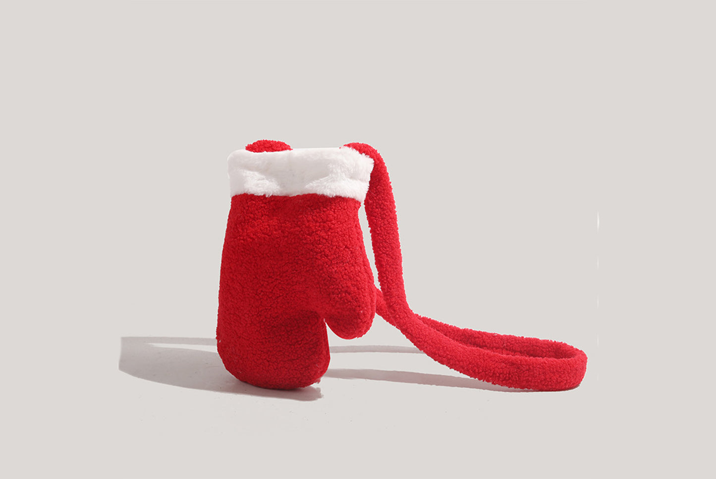 **Christmas Plush Glove Bag (Retro Quirky Crossbody Bag)**