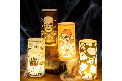 **Halloween Electronic Candle | Horror-Themed Decorative Ornaments**