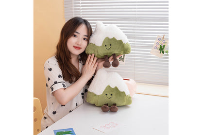 Realistic Snow Mountain Plush Toy