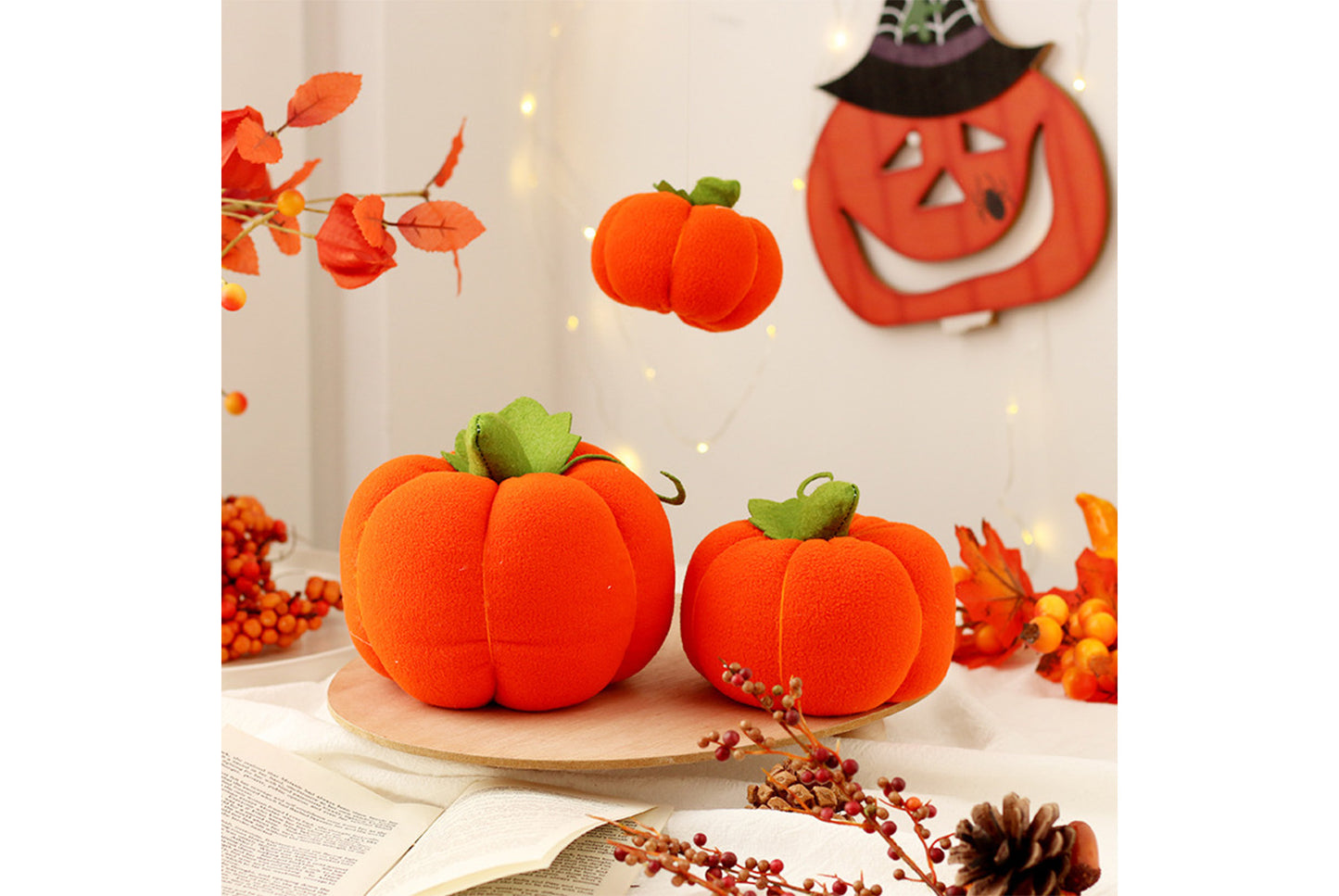 Halloween Simulated Pumpkin Plush Toy