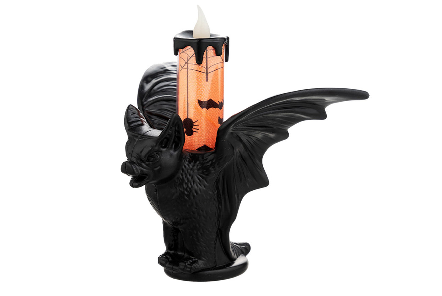 **Halloween LED Electronic Candle | Bat-Shaped Decorative Night Light**