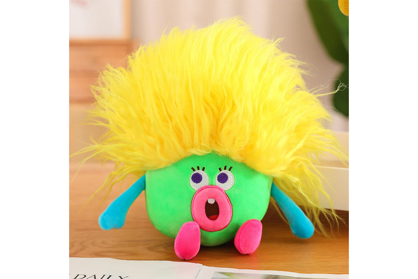 Funny Snot Bear Sausage Mouth Doll