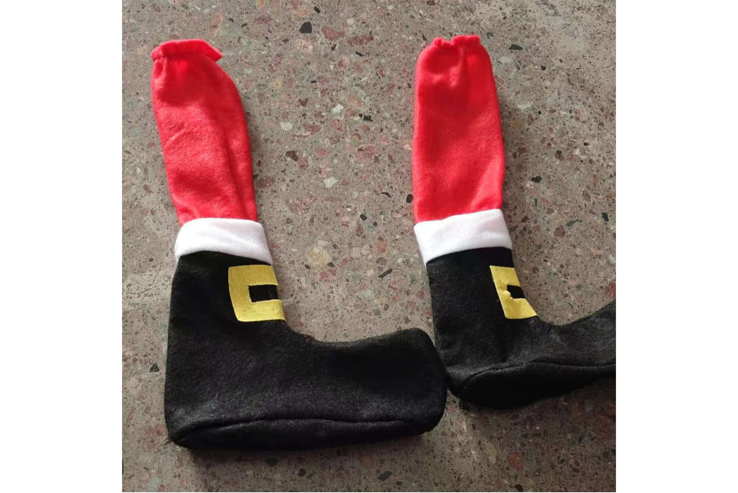 **All-Red Christmas Chair Leg Covers**