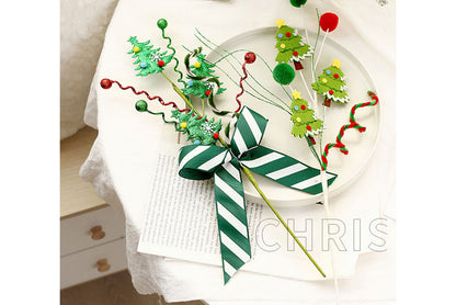 **Christmas Tree Card Bouquet Decoration Set (45cm)**