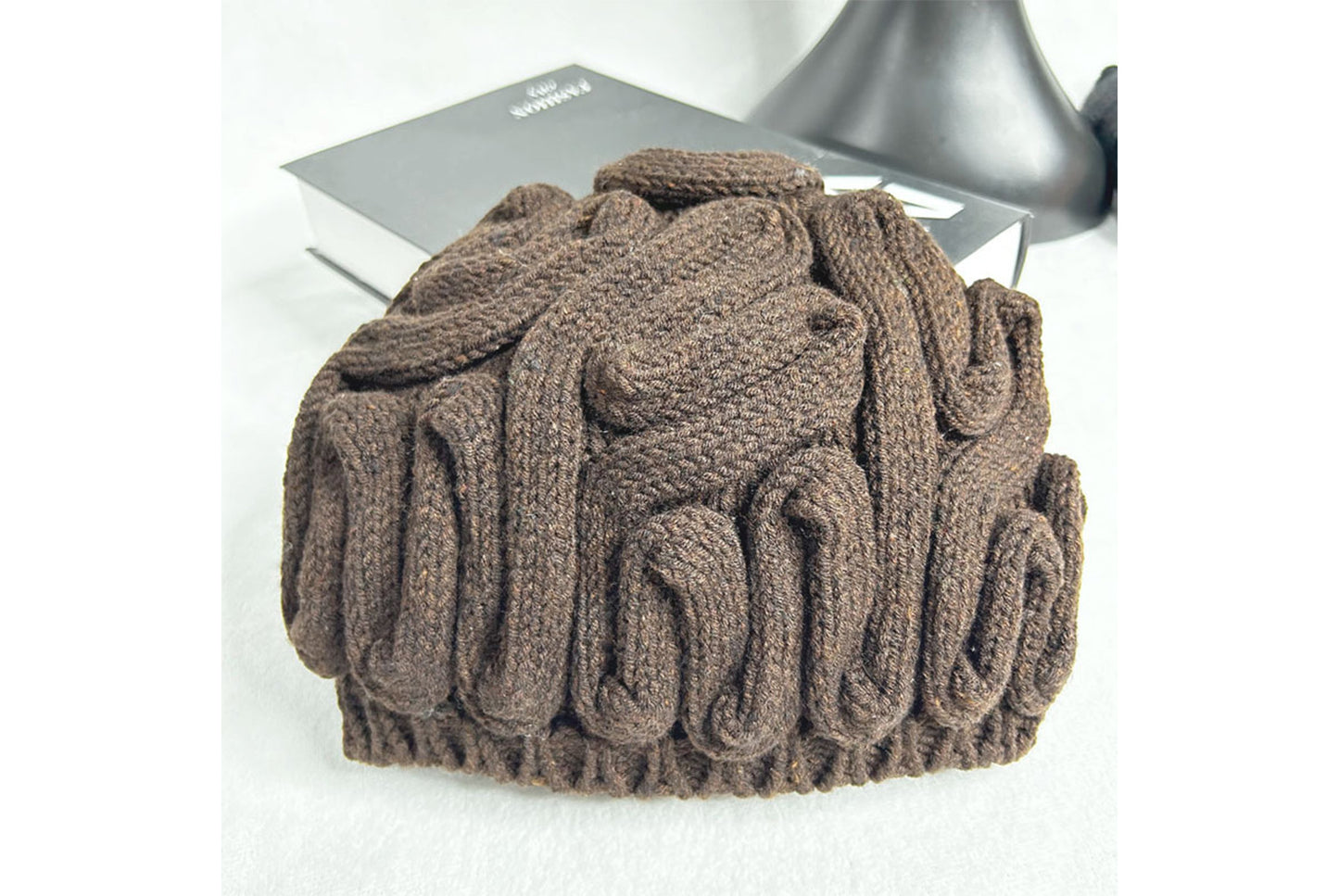 **Funny Dopamine Brain Flower Knitted Hat (Earflaped Knitted Hat)**