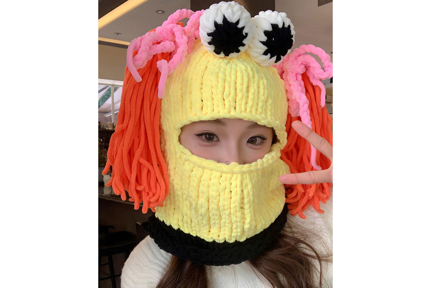 **Funny Sesame Street Knitted Hat (Cartoon Fun Knitted Headband)**