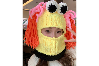 **Funny Sesame Street Knitted Hat (Cartoon Fun Knitted Headband)**