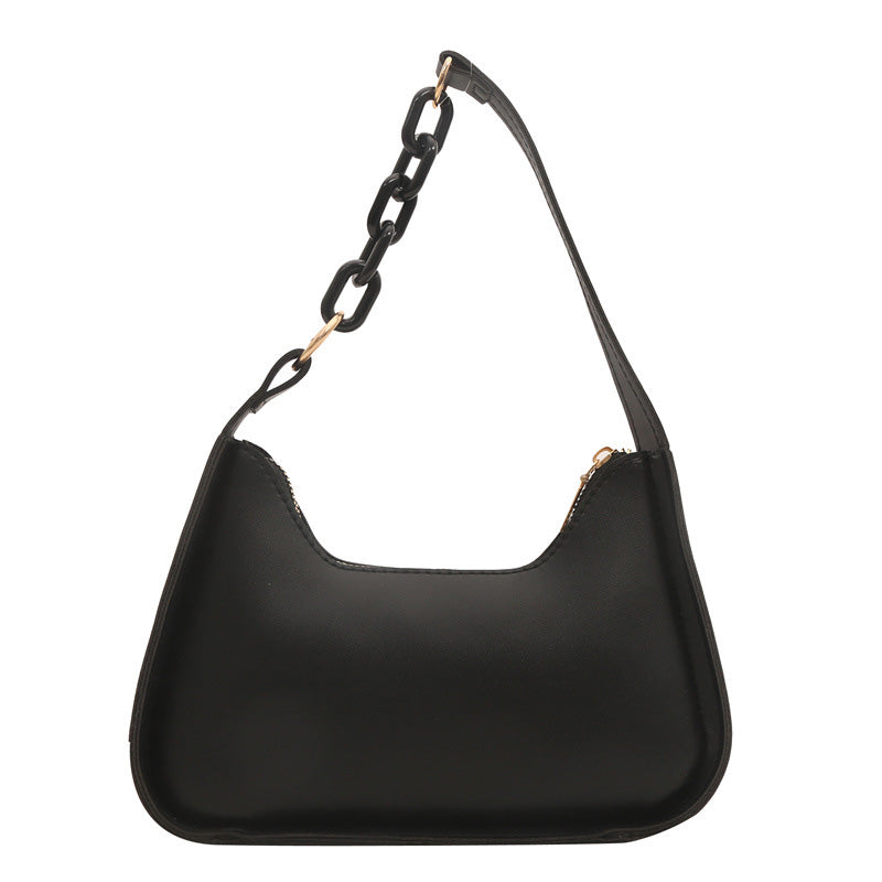 Solid color chain women's bag