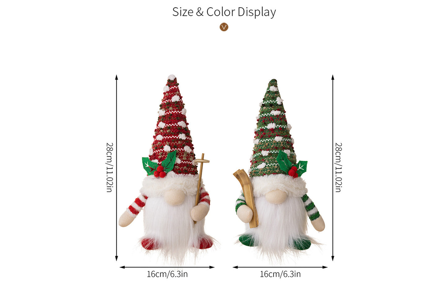 **Country-Style Glowing Rudolph Plush Toy**