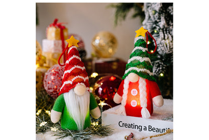 **Christmas Tree Pendant with Lights, Stars, Stripes, and Forest Elder**