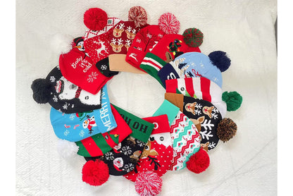 **Christmas Light-Up Wool Hat (Winter Warm Jacquard Knit Hat)**