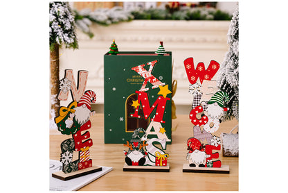 **Christmas Wooden Desktop Ornament**