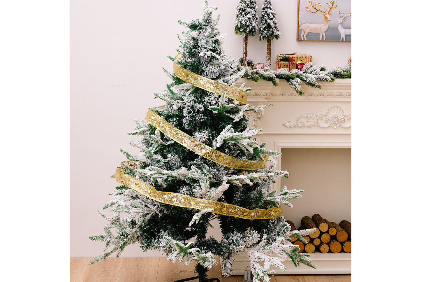 **Christmas Ribbon LED String Lights**