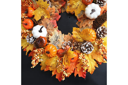 50cm Berry Pumpkin Door Hanging Decoration