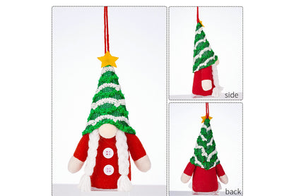 **Christmas Tree Pendant with Lights, Stars, Stripes, and Forest Elder**