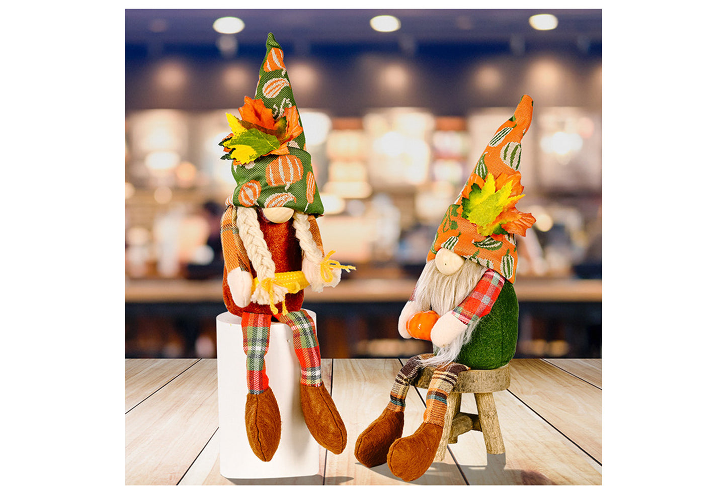 Autumn Harvest Hanging Leg Figure